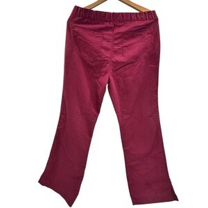 Dickies women’s maroon uniform Flared Pants